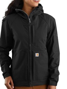 Carhartt Women's Black Hooded Utility Jacket